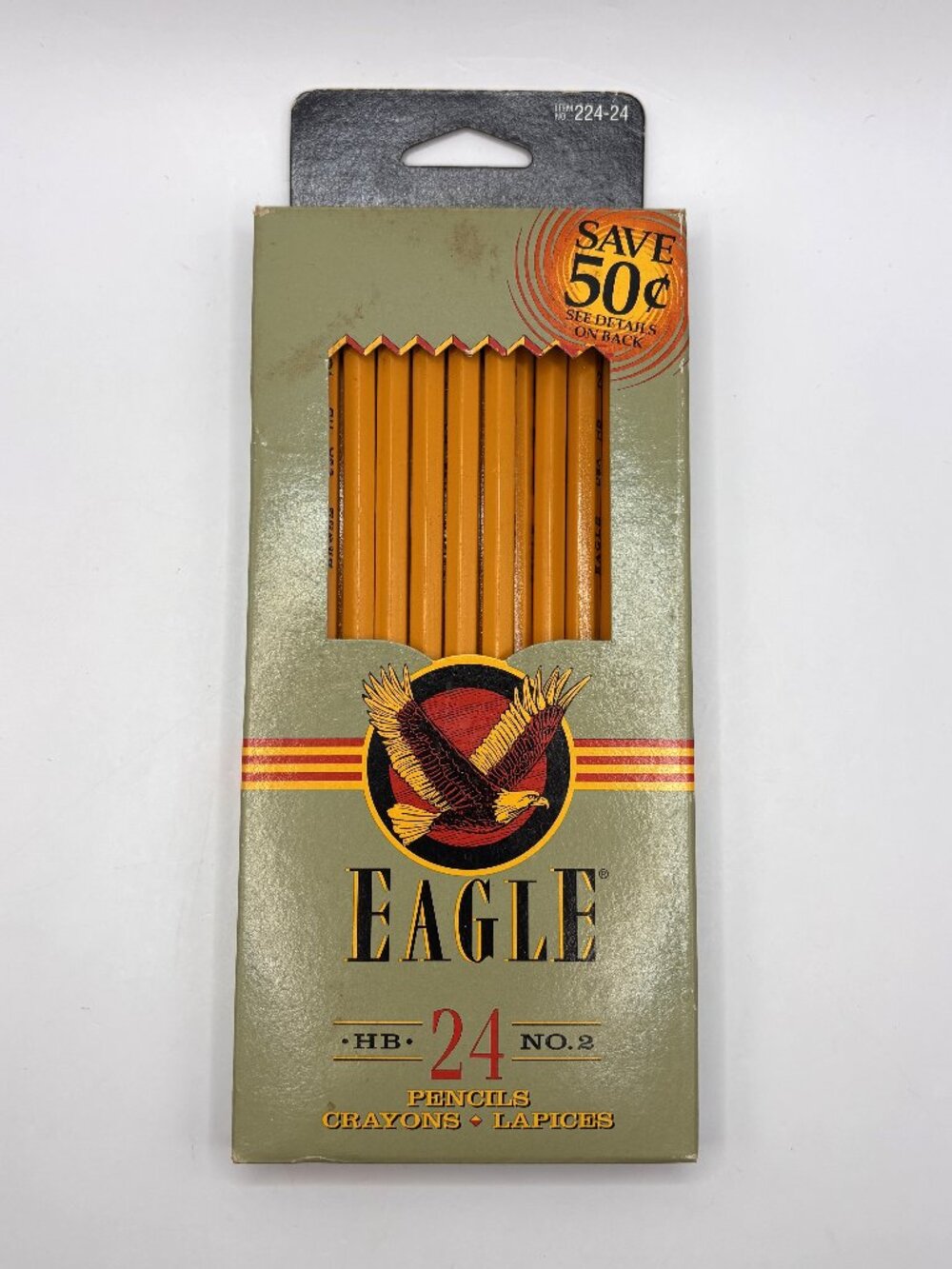 Vintage 1996 Eagle HB No 2 Pencils Original Package 19 Pencils - Made In USA